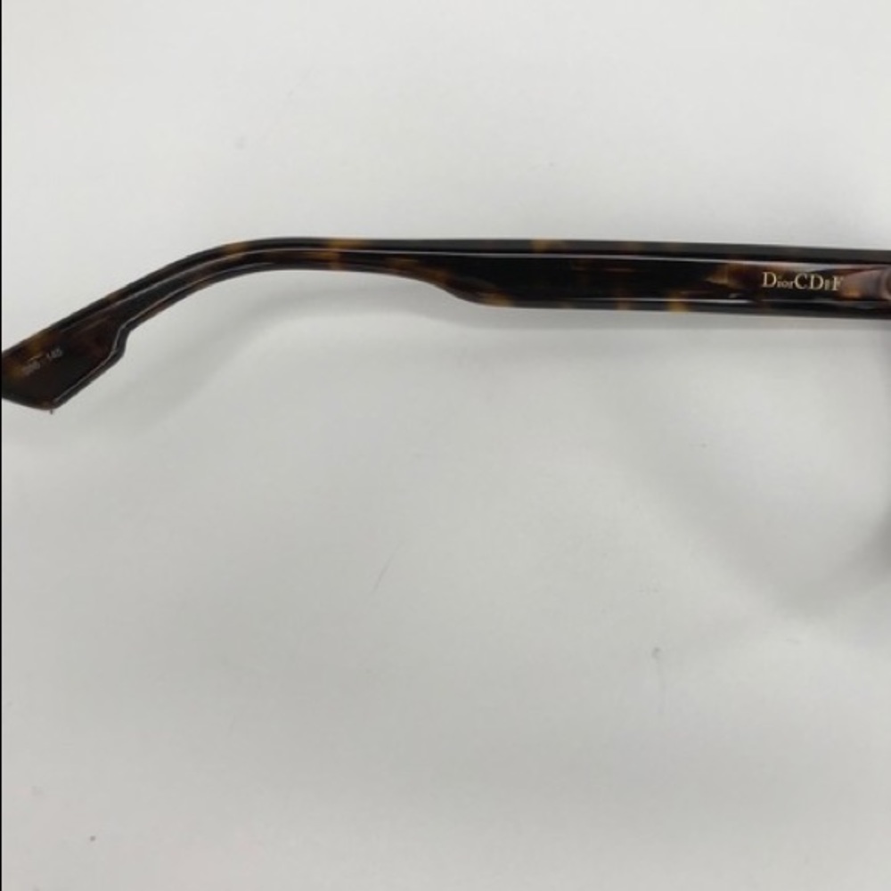 Dior Ladies Tortoise Aviator/Pilot Eyeglass Frames Diorcd2f 086 51 Eyeglasses - Picture 8 of 9